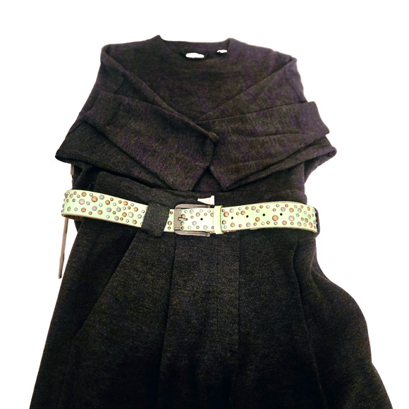 DKNY Vintage gray wool 2 piece sweater and pant set M - Picture 5 of 16